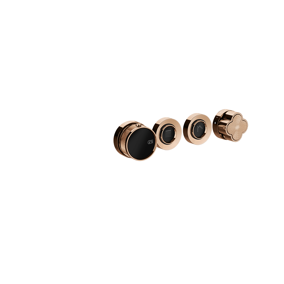 Gessi Shower Mixer 76434 in Copper Pvd