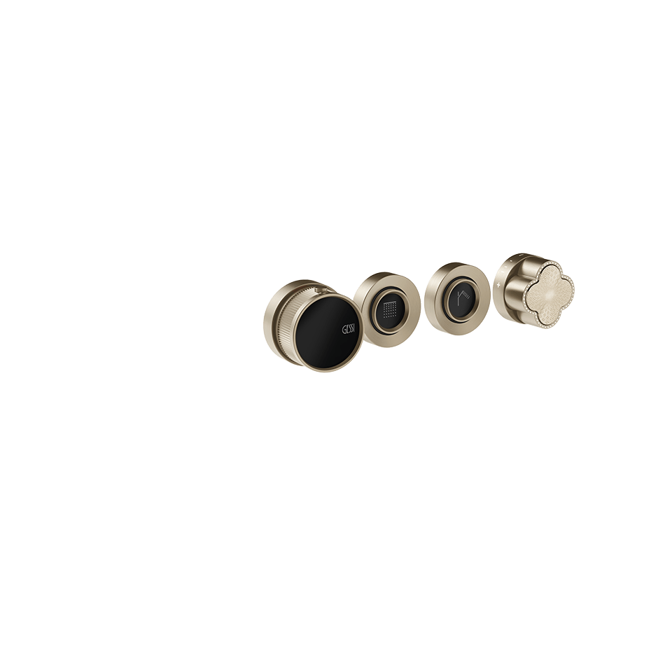 Gessi Shower Mixer 76434 in Finox Brushed Nickel