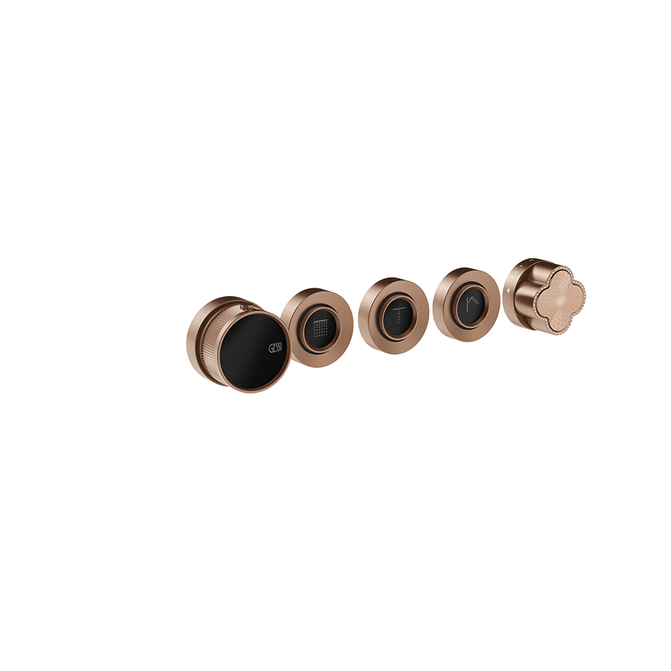 Gessi Shower Mixer 76436 in Copper Brushed Pvd