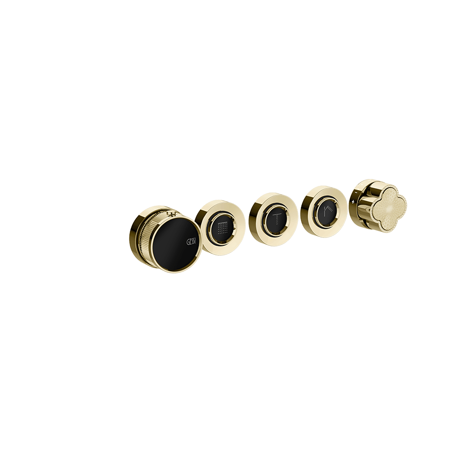 Gessi Shower Mixer 76436 in Brass Pvd