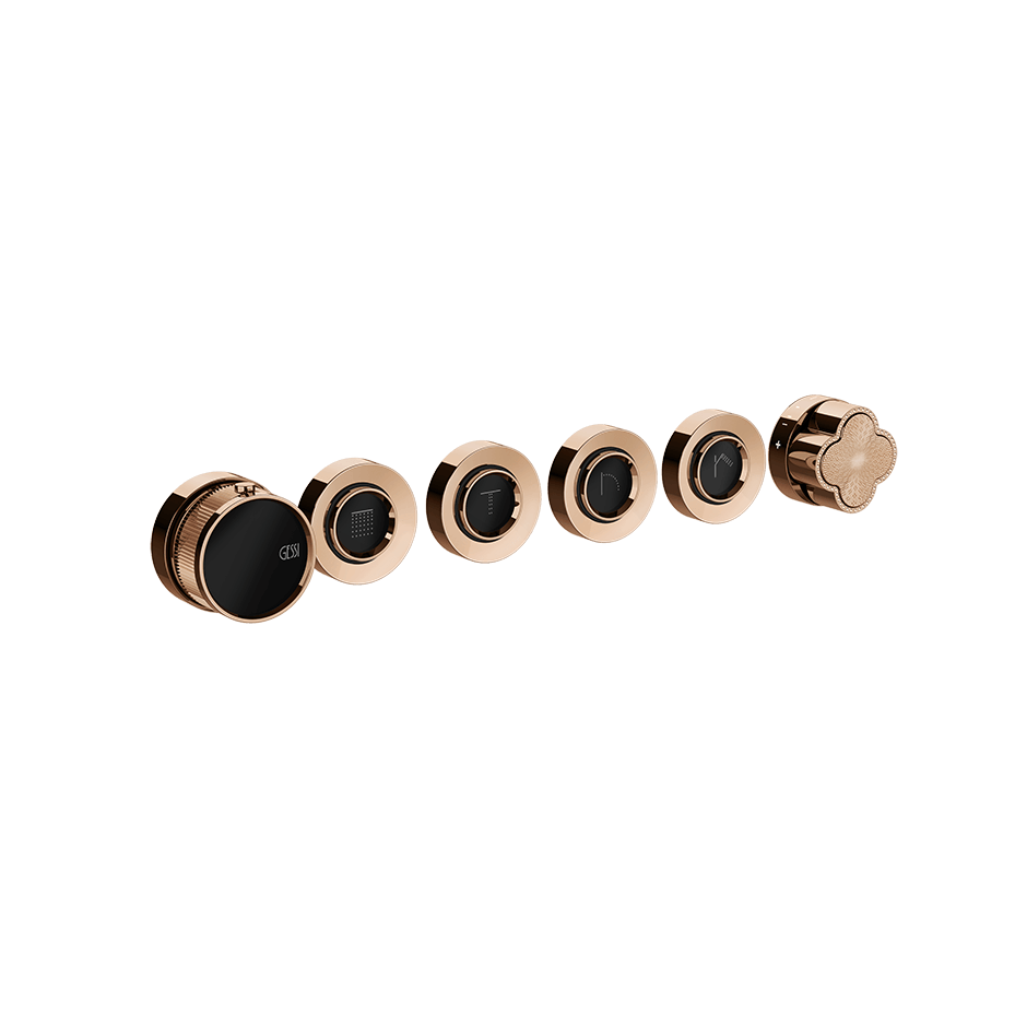 Gessi Shower Mixer 76438 in Copper Pvd