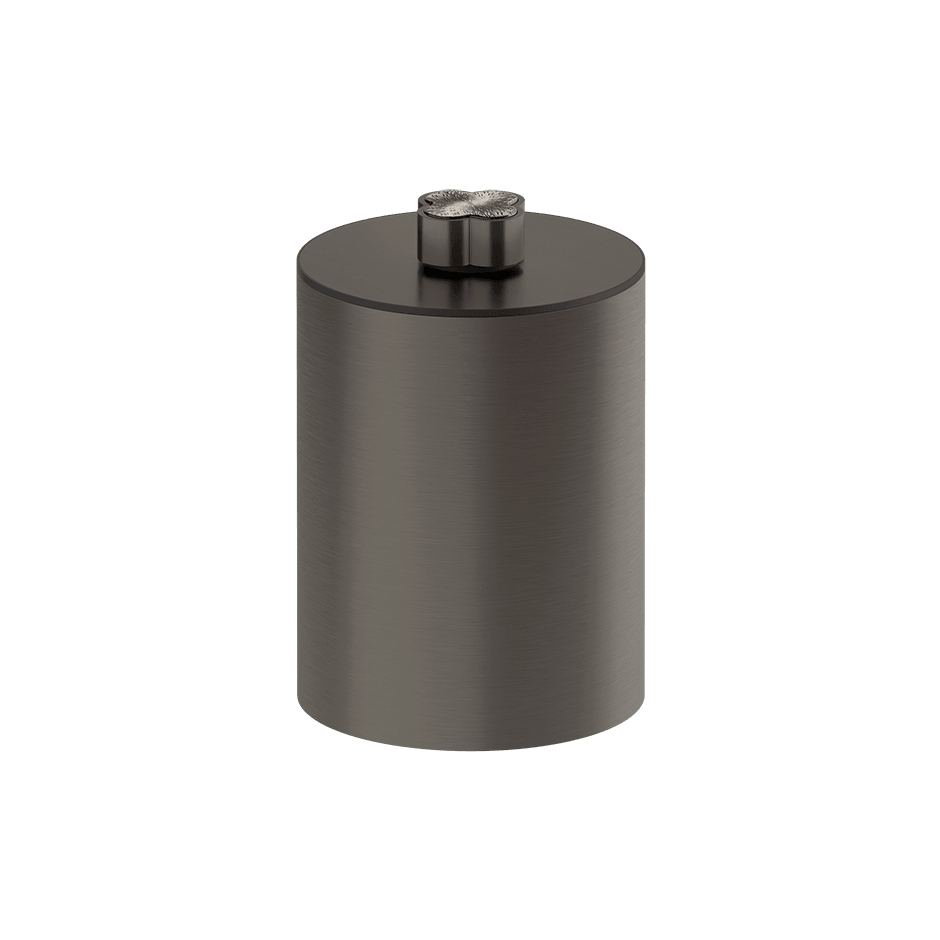 Gessi Waste-Paper Basket 76590 in Black Metal Br. Pvd