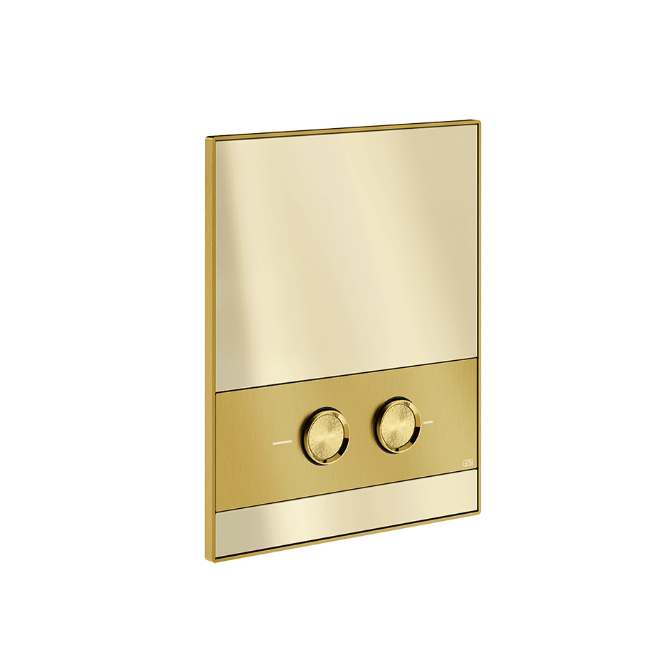 Gessi Flush Plate 76611 in Gold Brushed Pvd