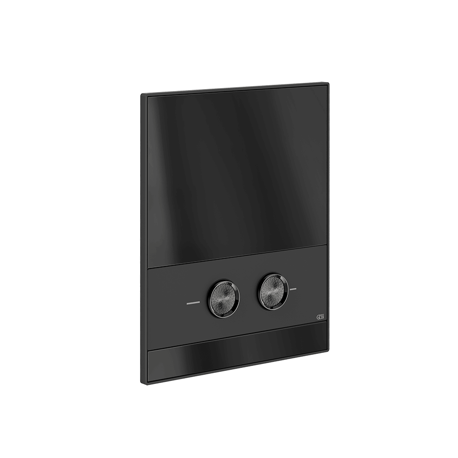 Gessi Flush Plate 76615 in Matte Black