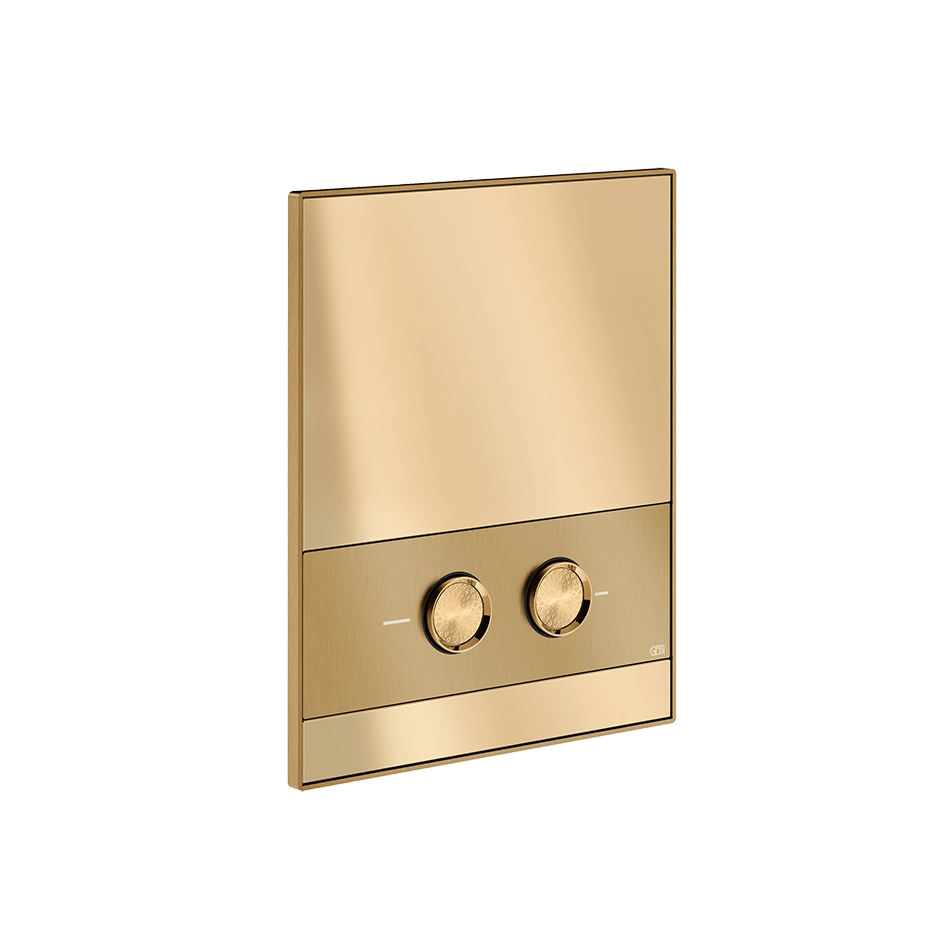 Gessi Flush Plate 76621 in Warm Bronze Br. Pvd