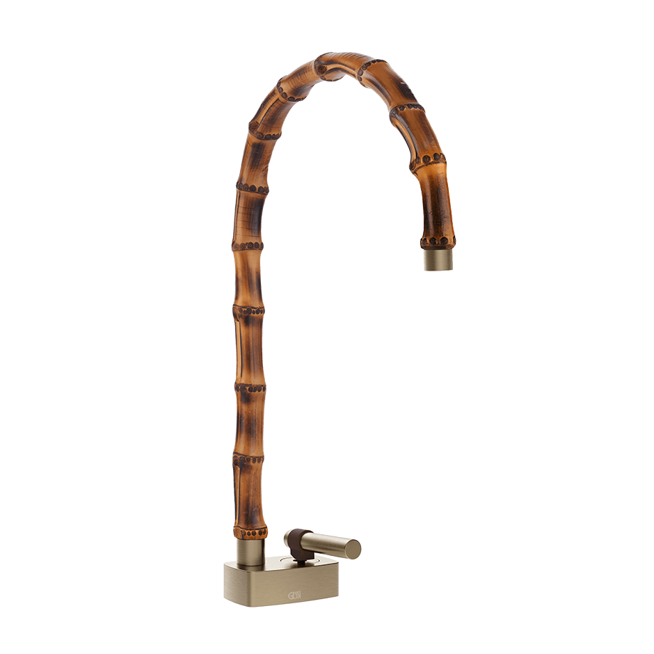 Gessi Washbasin Mixer 77003 in Finox Brushed Nickel