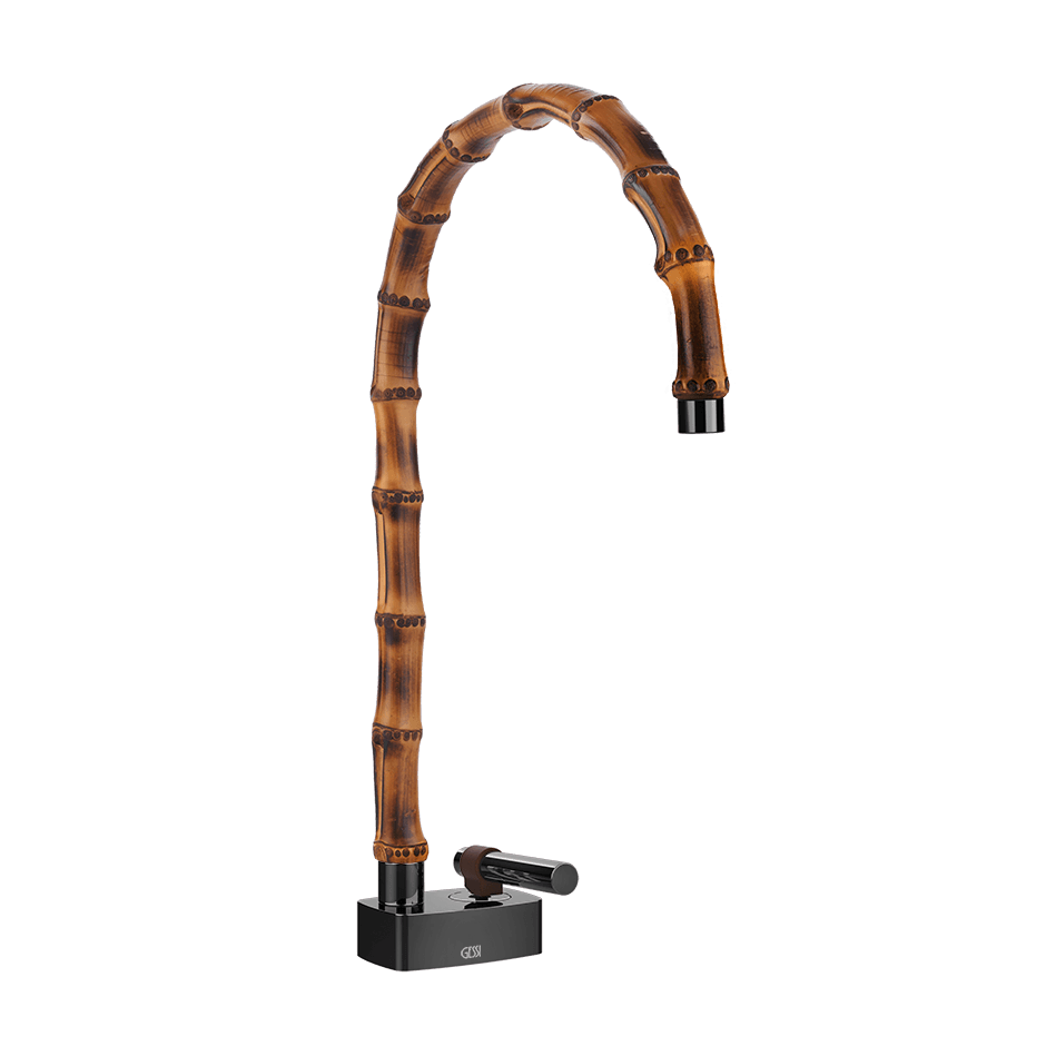 Gessi Washbasin Mixer 77003 in Black Metal Pvd