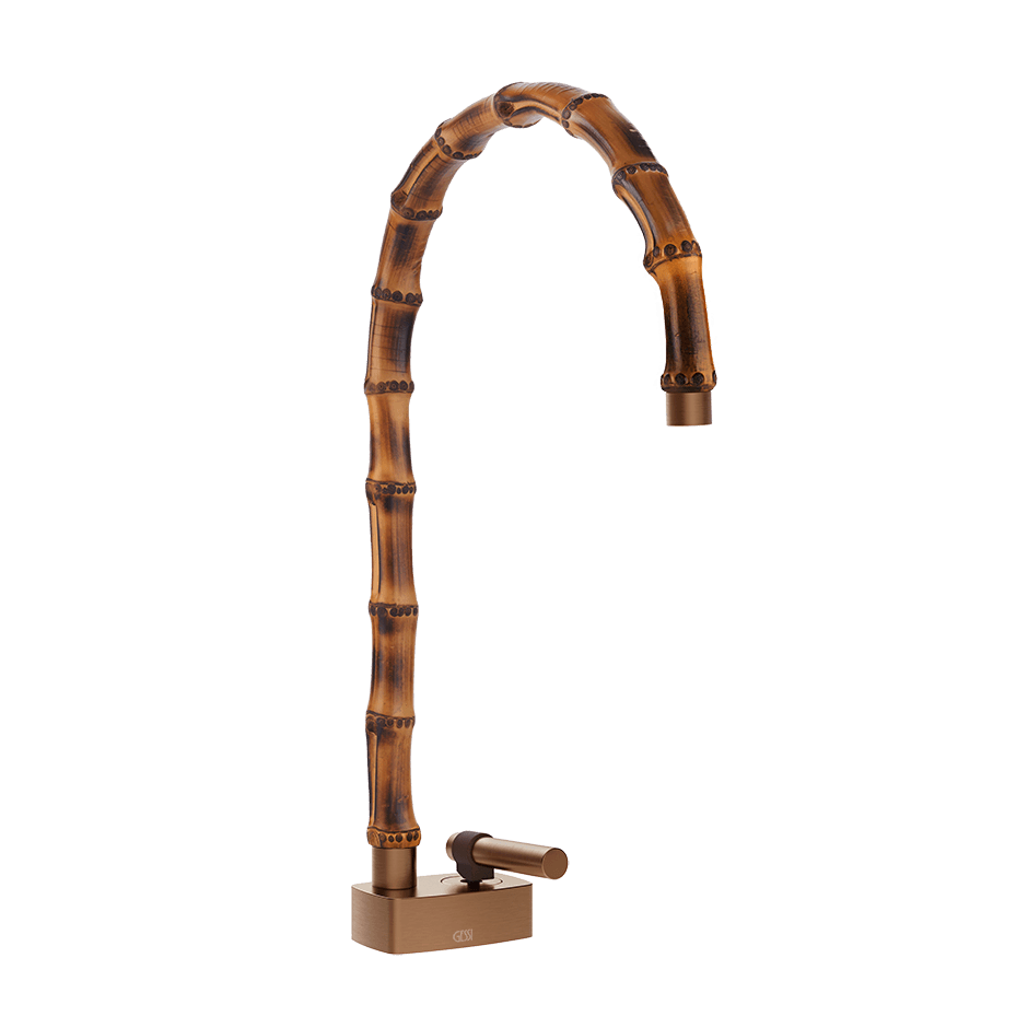 Gessi Washbasin Mixer 77003 in Copper Brushed Pvd