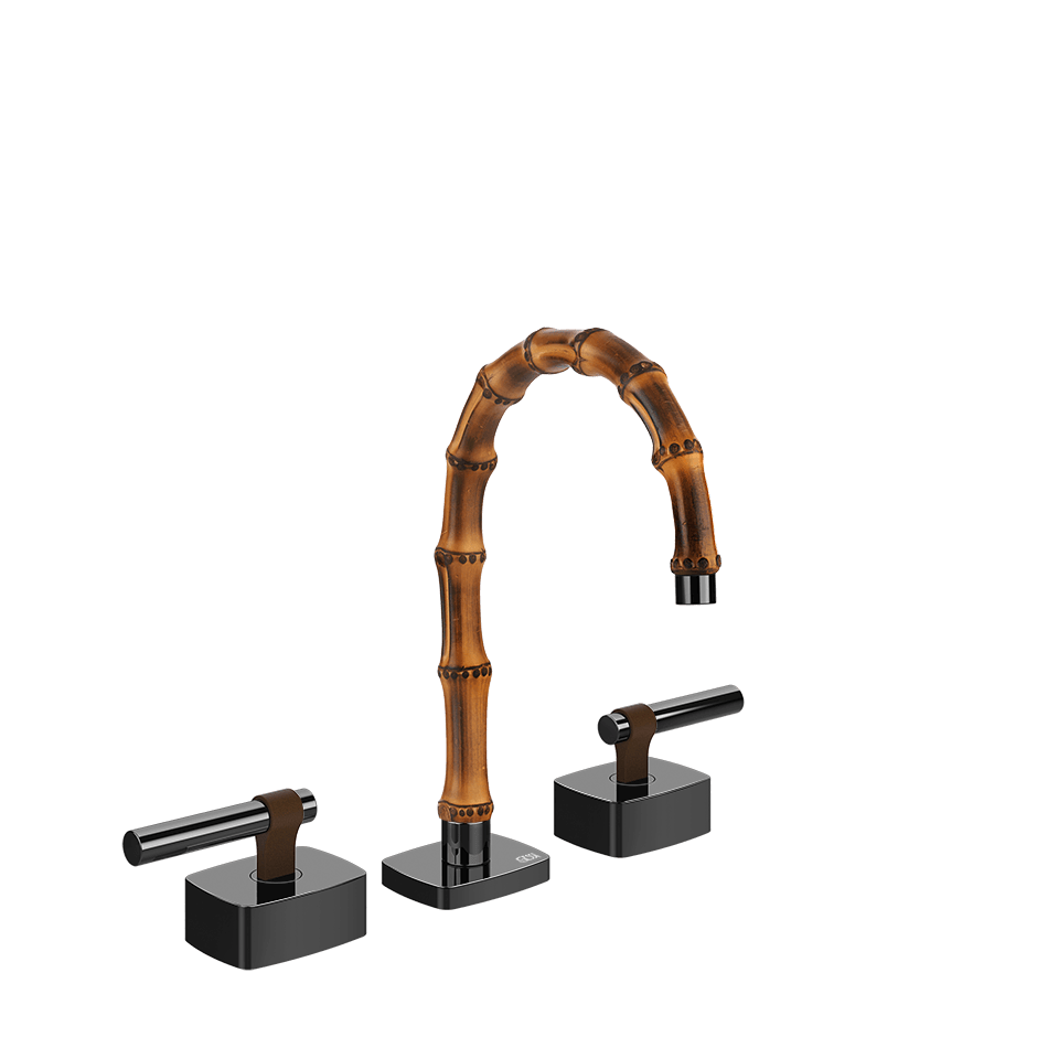 Gessi Washbasin Group 77011 in Black Metal Pvd