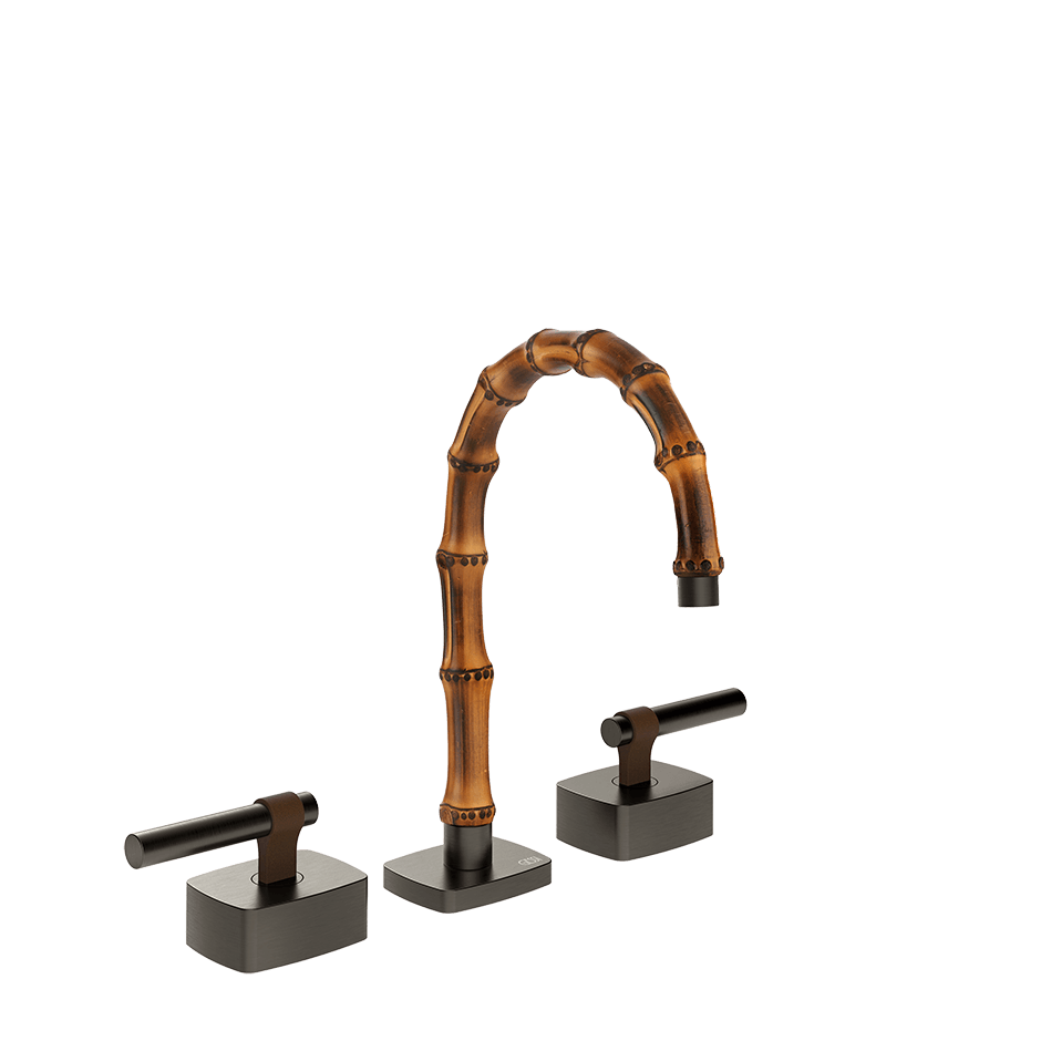 Gessi Washbasin Group 77011 in Black Metal Br. Pvd