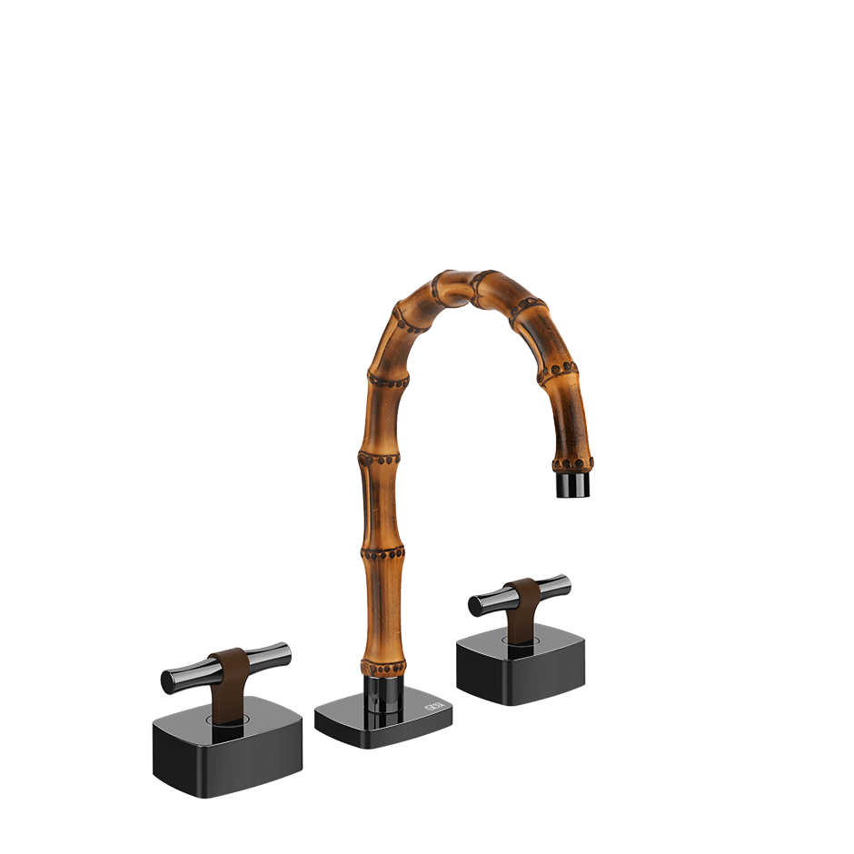 Gessi Washbasin Group 77013 in Black Metal Pvd
