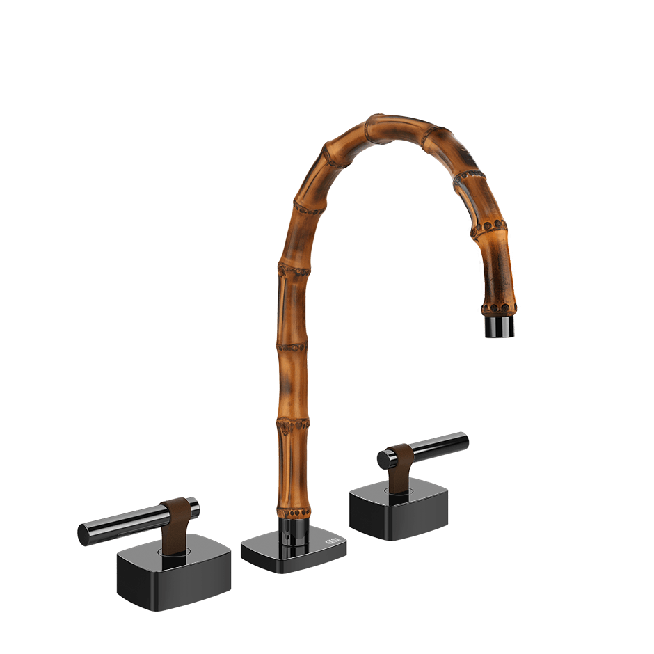 Gessi Washbasin Group 77015 in Black Metal Pvd