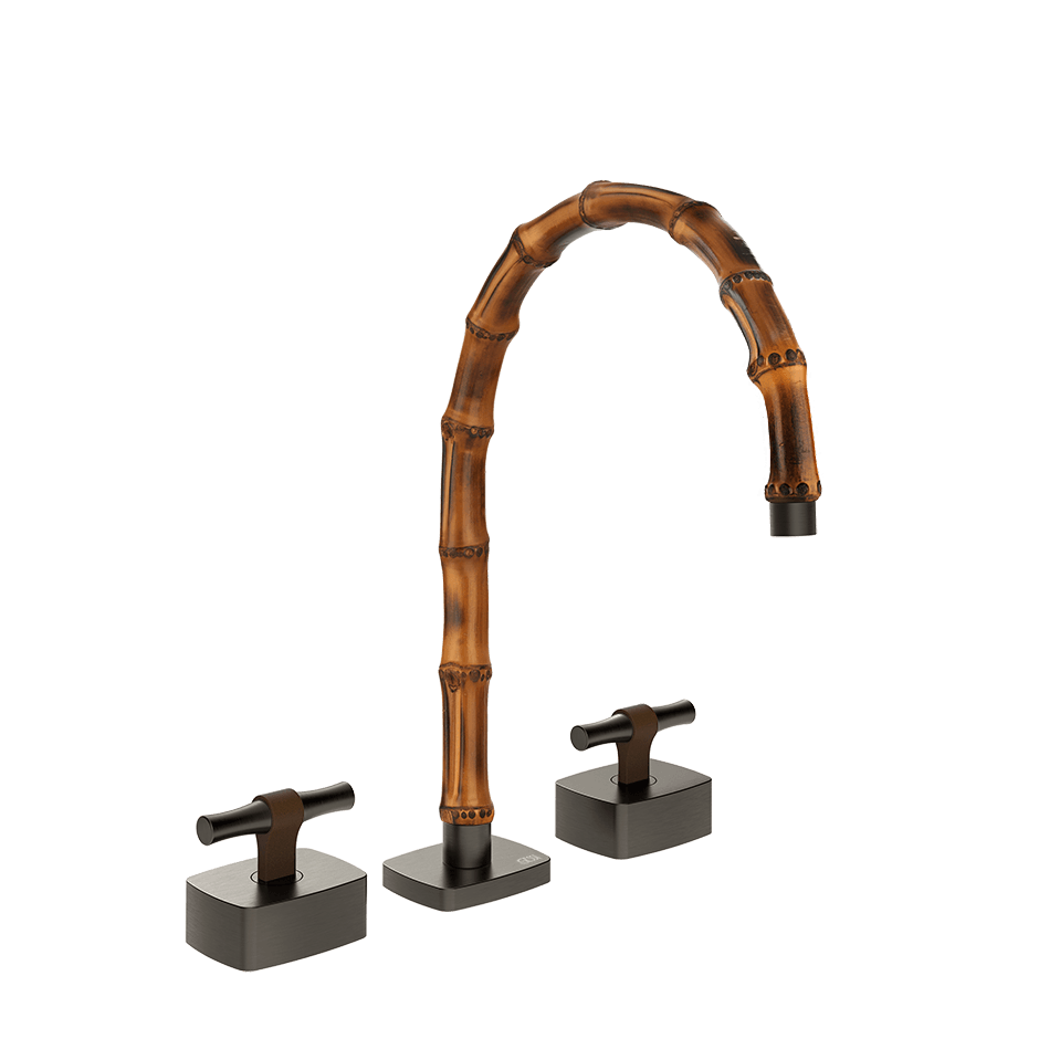 Gessi Washbasin Group 77017 in Black Metal Br. Pvd