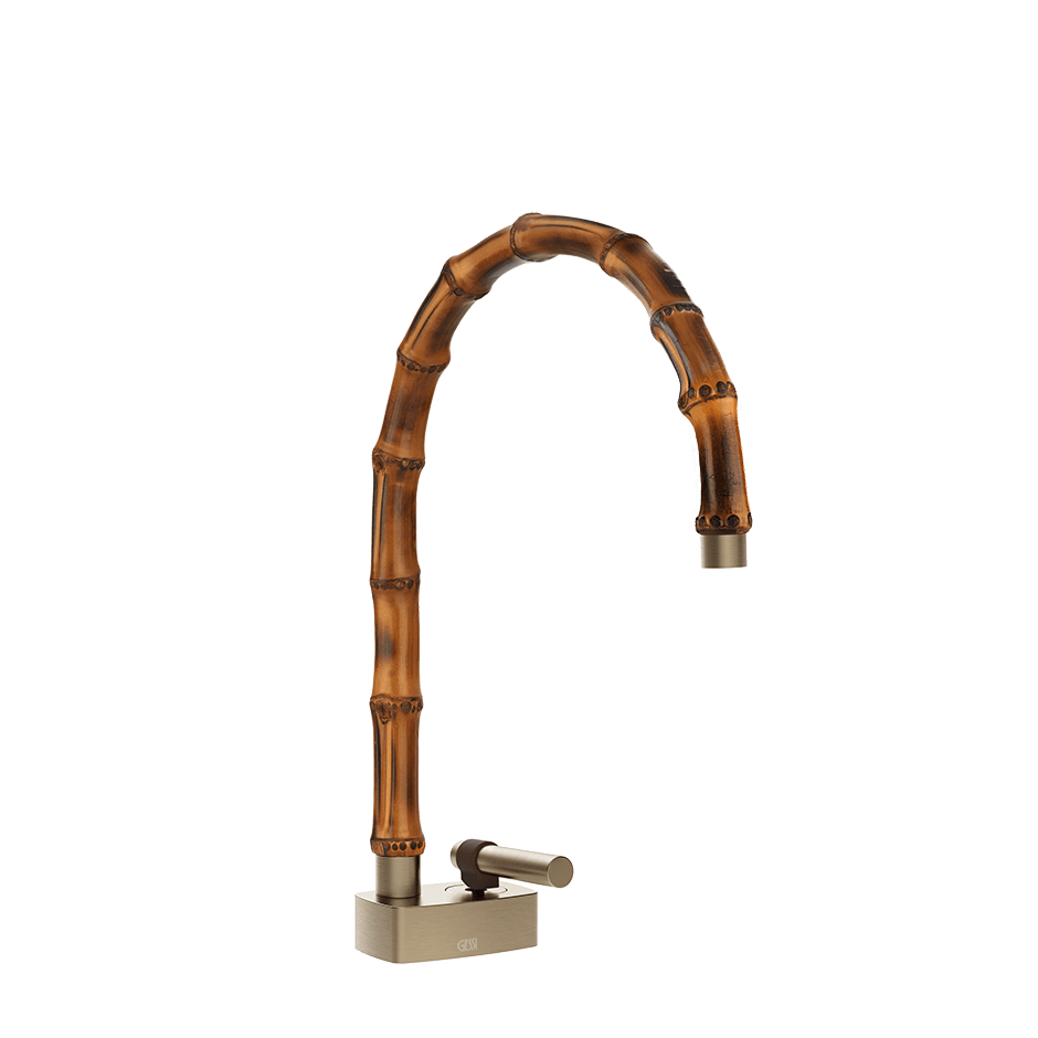 Gessi Washbasin Mixer 77019 in Finox Brushed Nickel