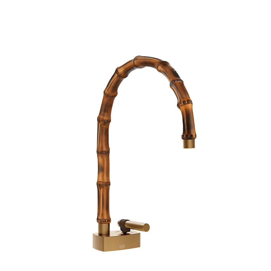 Gessi Washbasin Mixer 77019 in Warm Bronze Br. Pvd