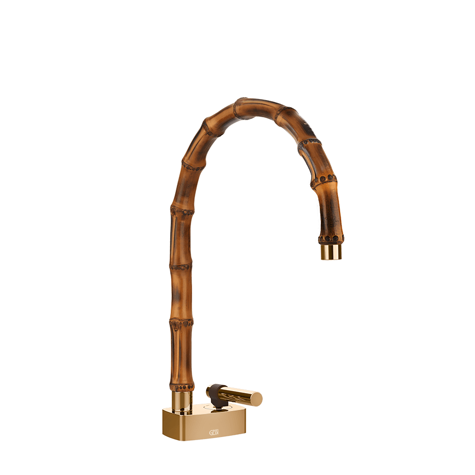 Gessi Washbasin Mixer 77019 in Warm Bronze Pvd