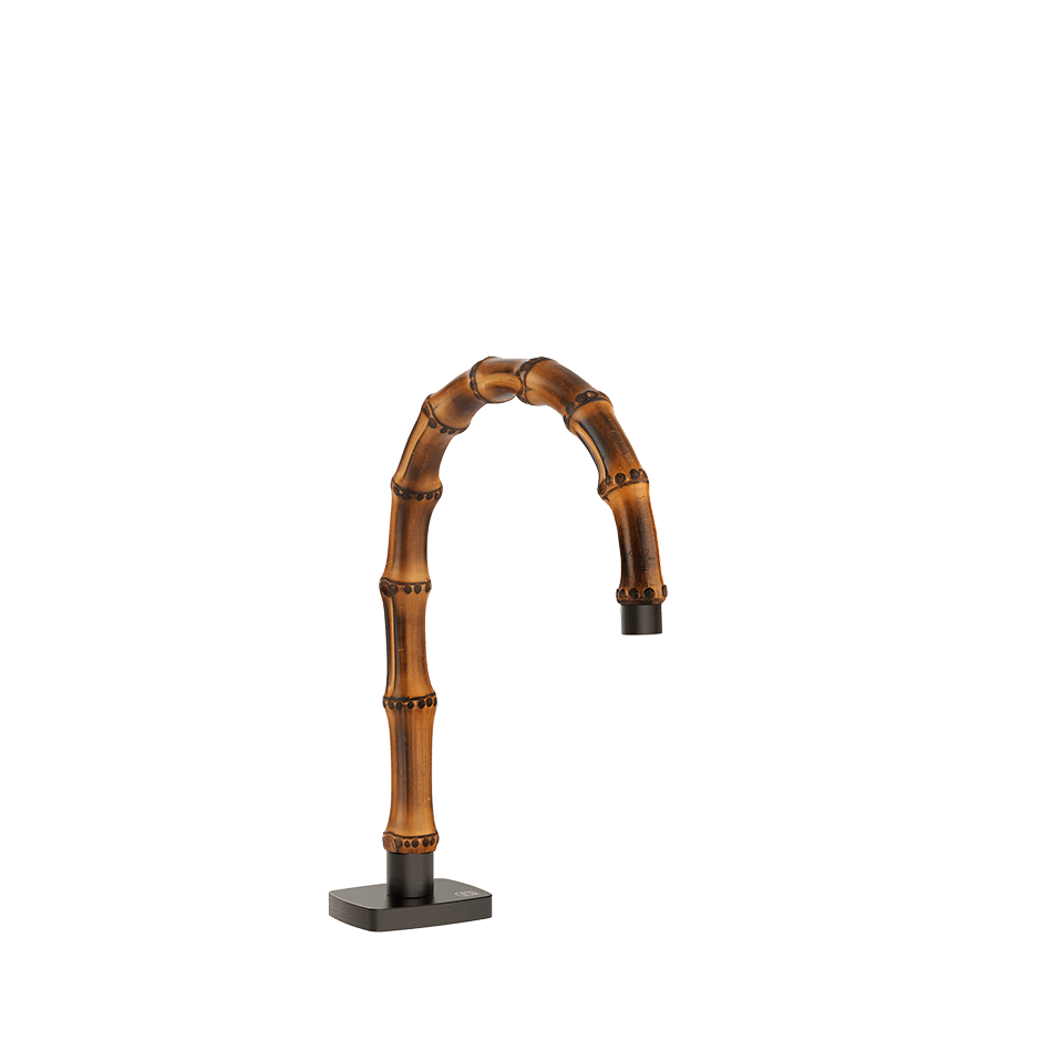 Gessi Basin Spout 77021 in Black Metal Br. Pvd
