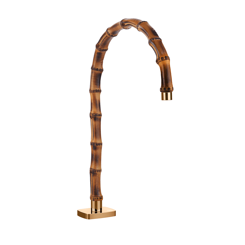 Gessi Basin Spout 77023 in Warm Bronze Pvd