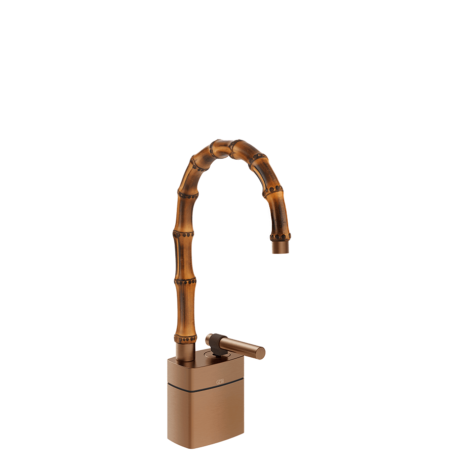 Gessi Washbasin Mixer 77027 in Copper Brushed Pvd