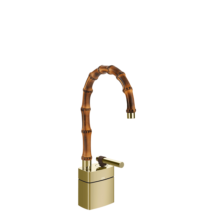 Gessi Washbasin Mixer 77027 in Brass Pvd