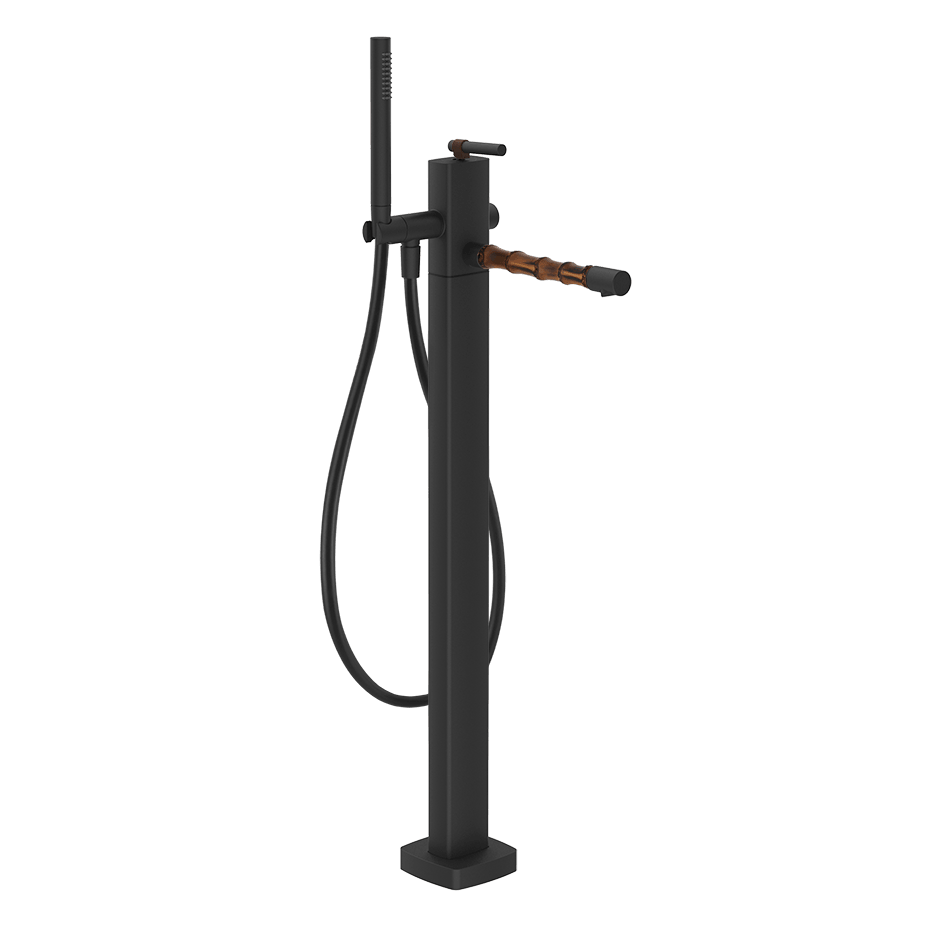 Gessi Bath Mixer 77028 in Matte Black