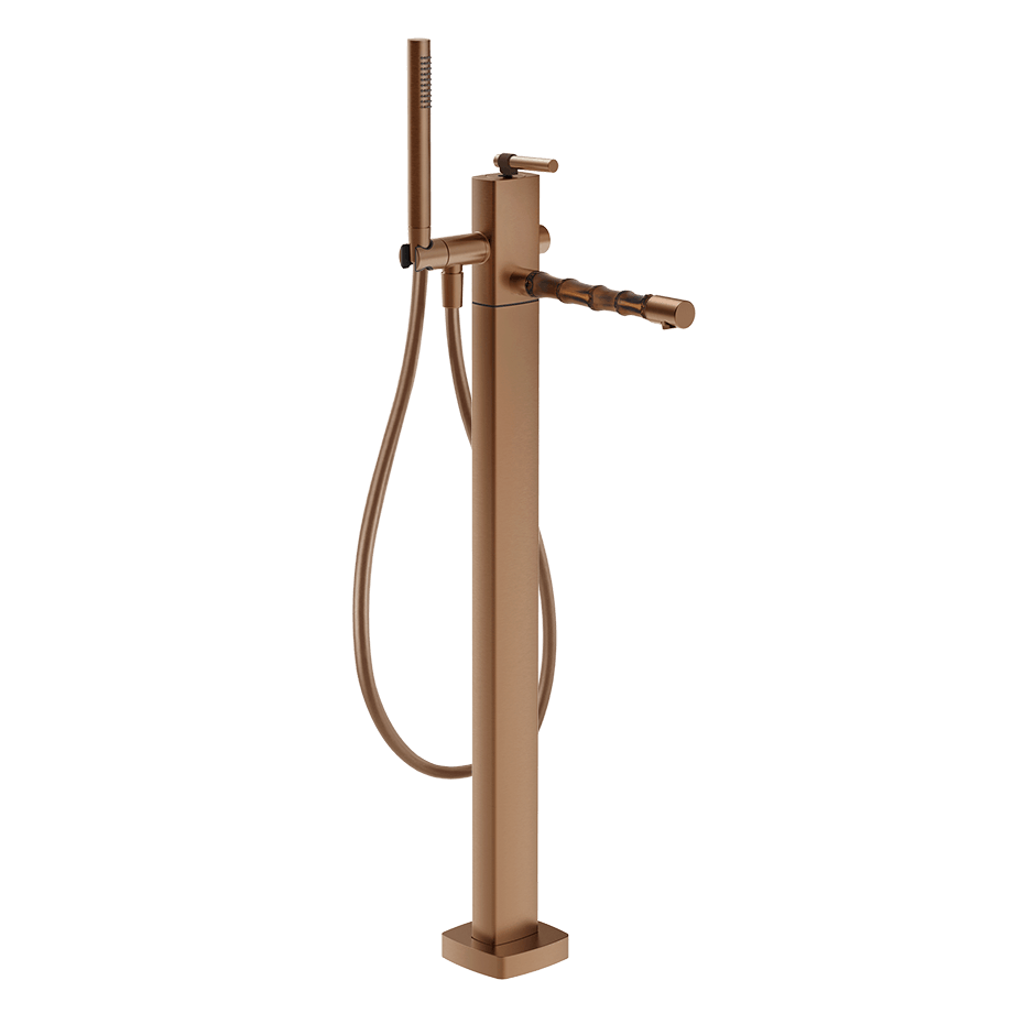 Gessi Bath Mixer 77028 in Copper Brushed Pvd