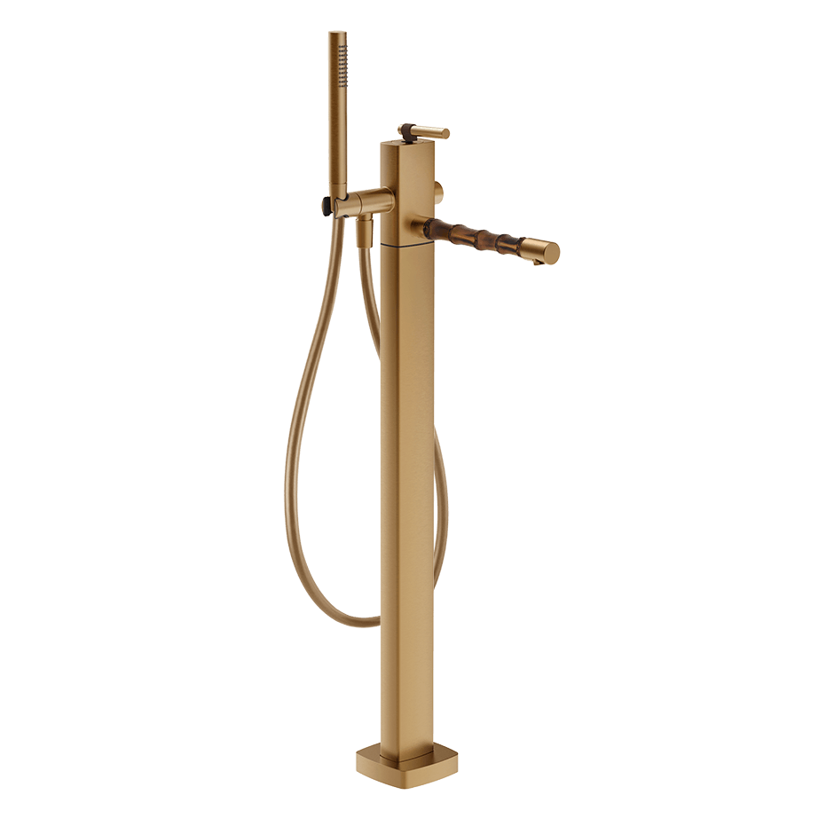 Gessi Bath Mixer 77028 in Warm Bronze Br. Pvd