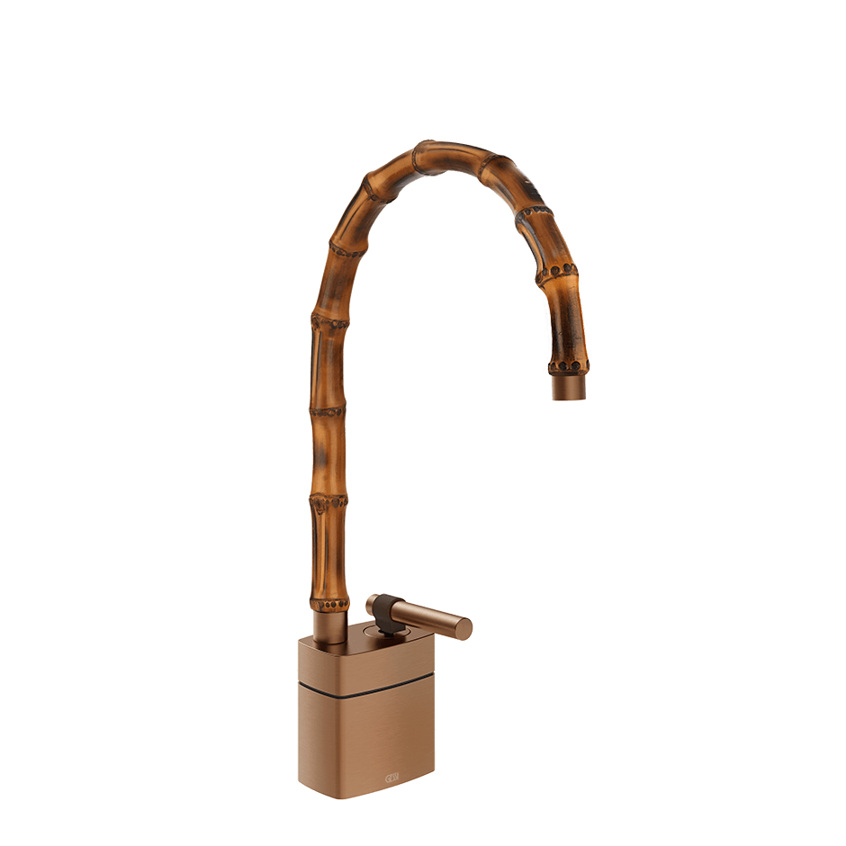 Gessi Washbasin Mixer 77029 in Copper Brushed Pvd