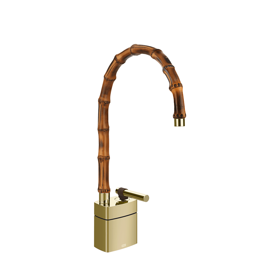 Gessi Washbasin Mixer 77029 in Brass Pvd