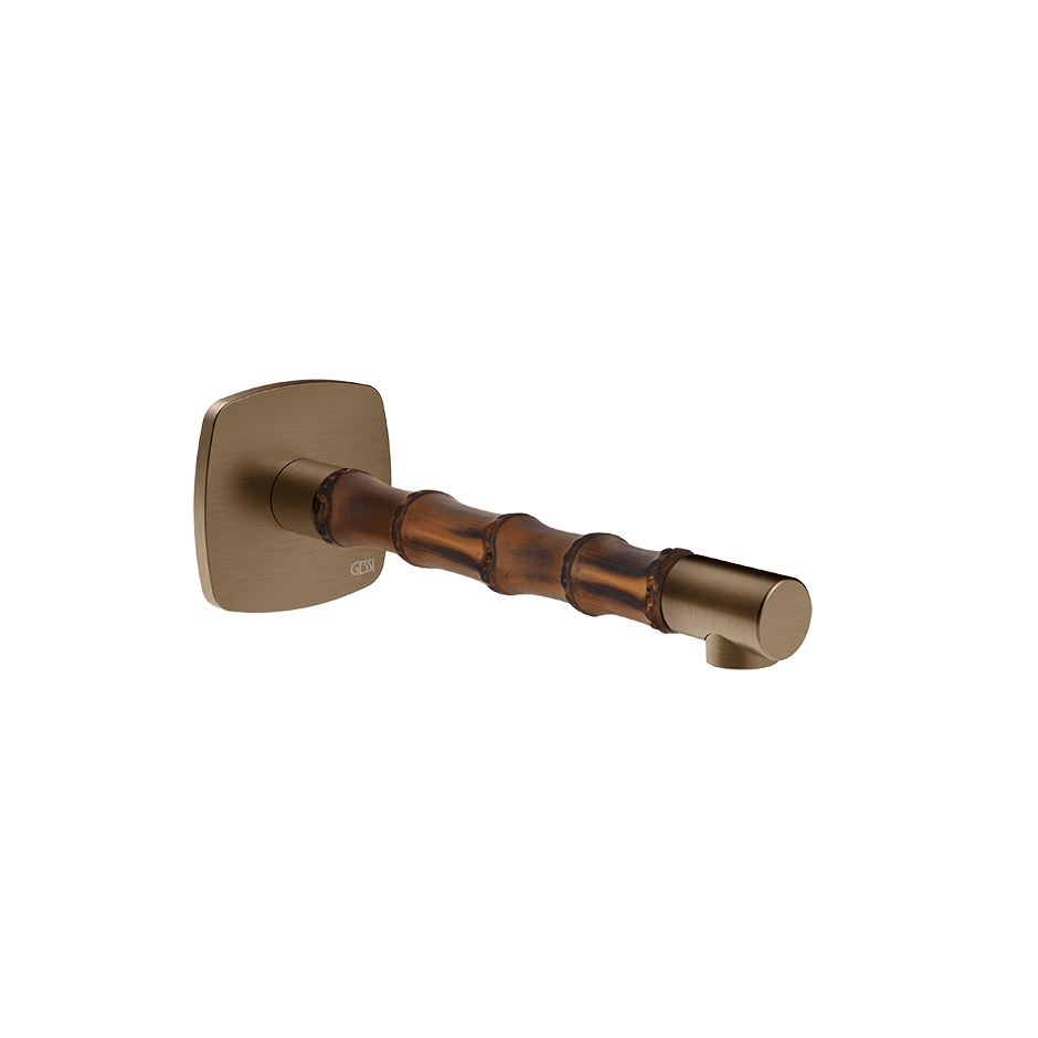 Gessi Basin Spout 77031 in Coffee Bronze Brushed Pvd