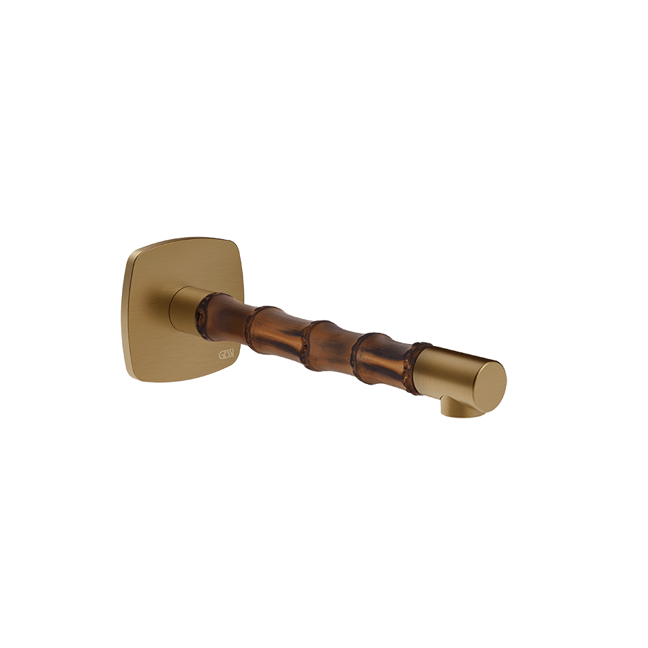 Gessi Basin Spout 77031 in Deep Bronze Brushed Pvd