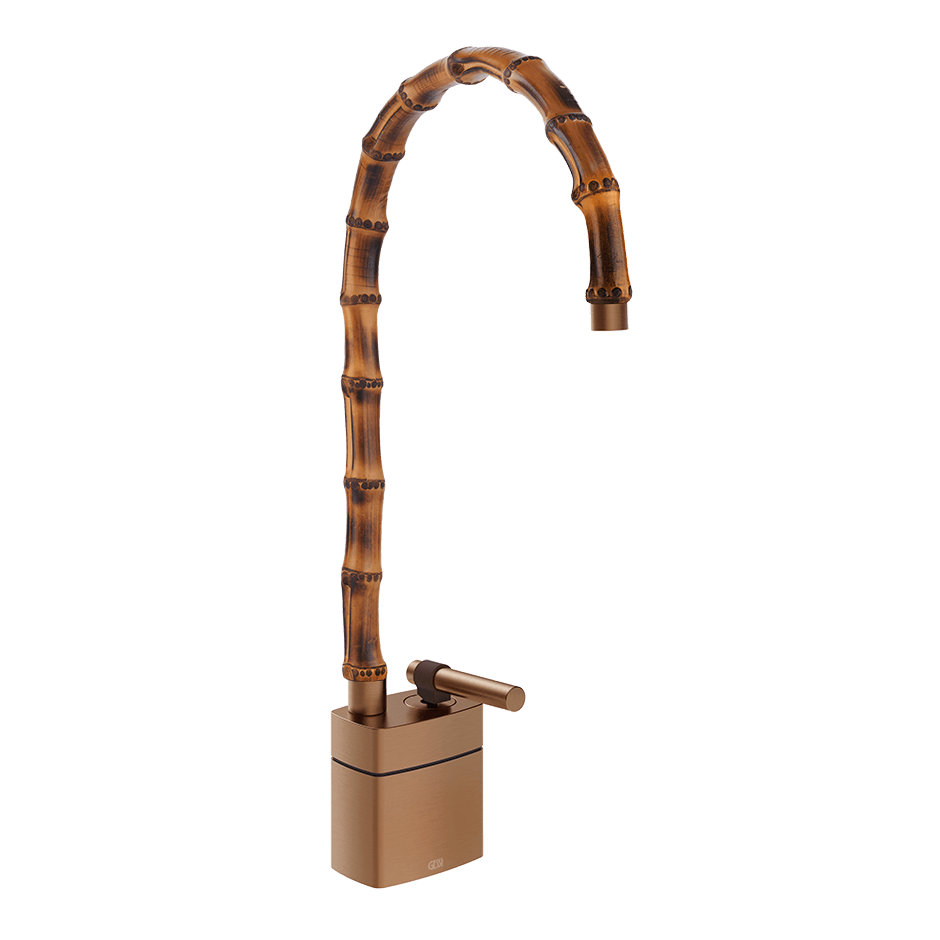 Gessi Washbasin Mixer 77033 in Copper Brushed Pvd