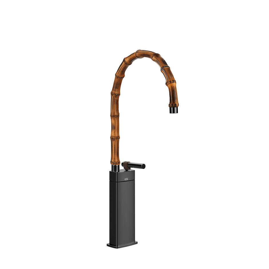 Gessi Washbasin Mixer 77037 in Black Metal Pvd