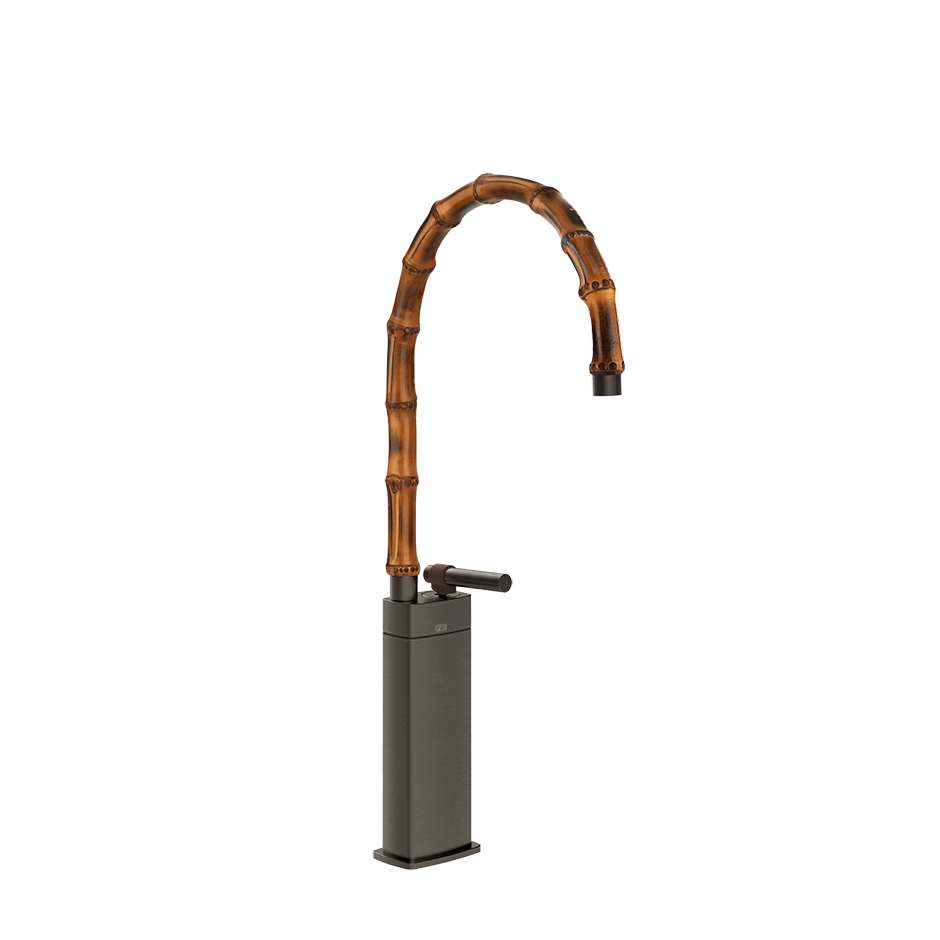 Gessi Washbasin Mixer 77037 in Black Metal Br. Pvd