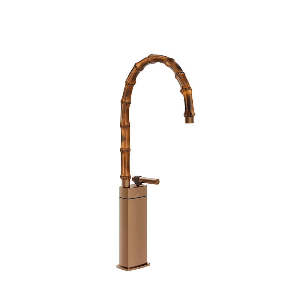 Gessi Washbasin Mixer 77037 in Copper Brushed Pvd