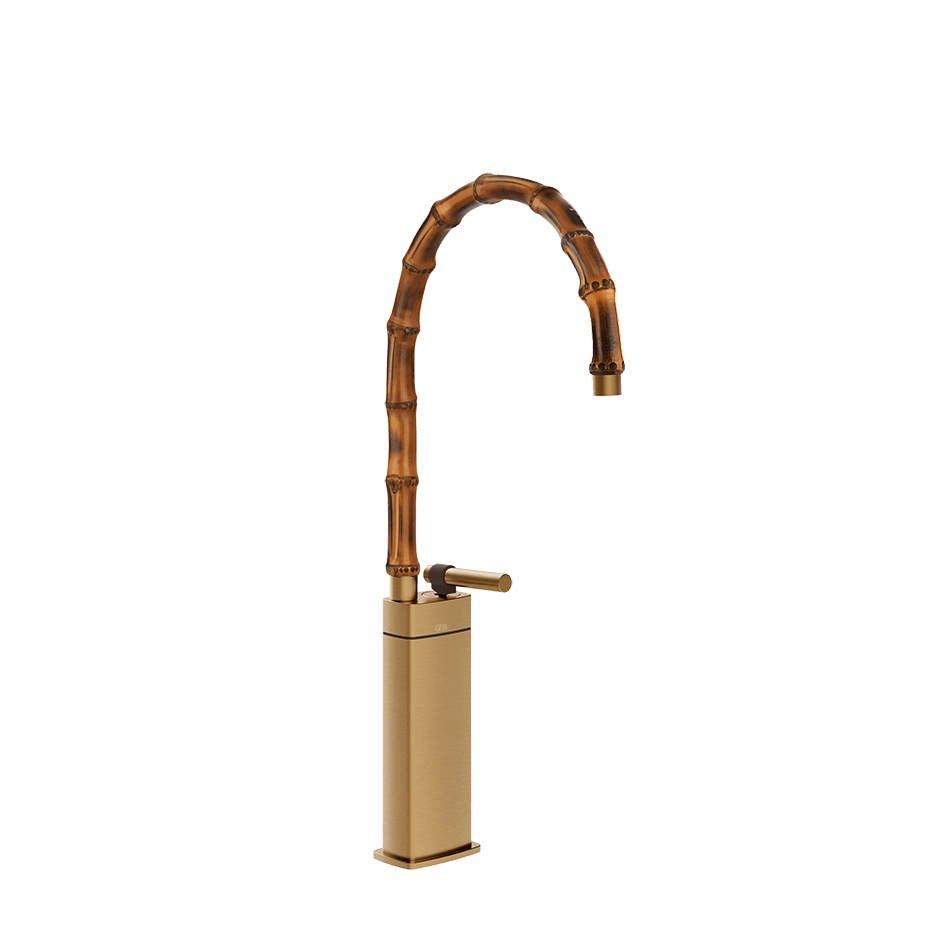 Gessi Washbasin Mixer 77037 in Warm Bronze Br. Pvd