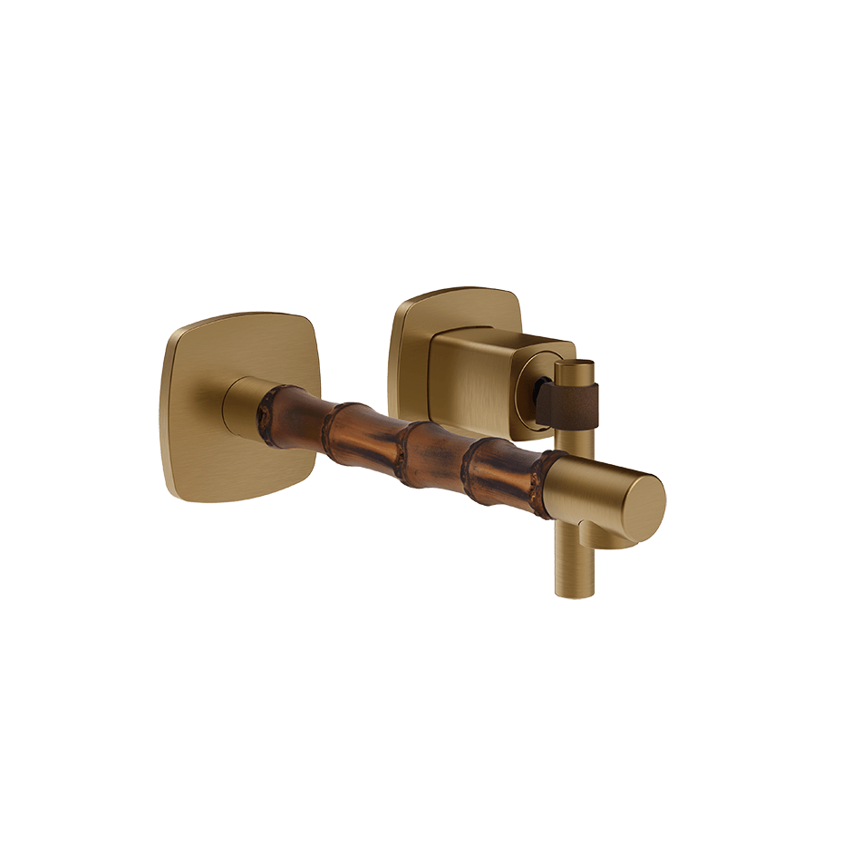 Gessi Washbasin Mixer 77088 in Deep Bronze Brushed Pvd