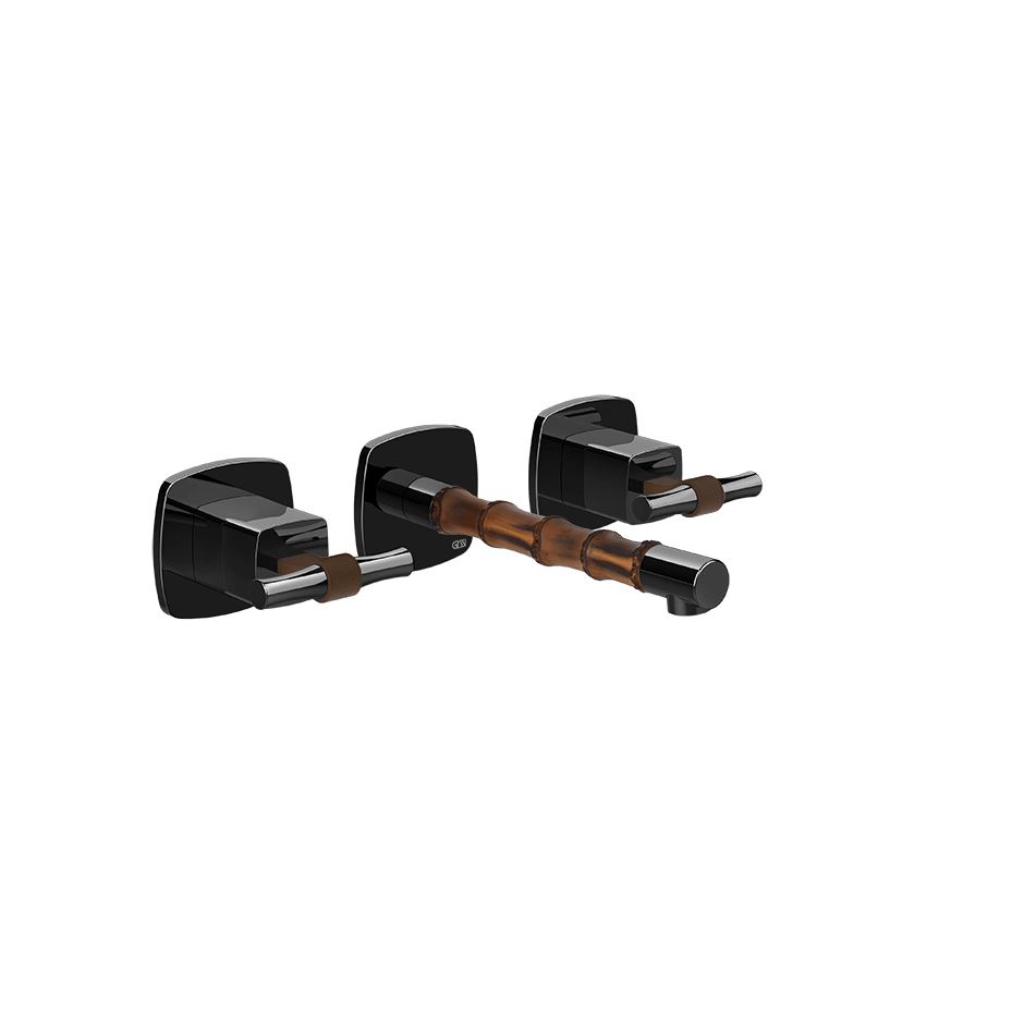 Gessi Washbasin Group 77091 in Black Metal Pvd