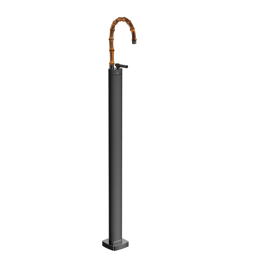Gessi Washbasin Mixer 77095 in Black Metal Pvd
