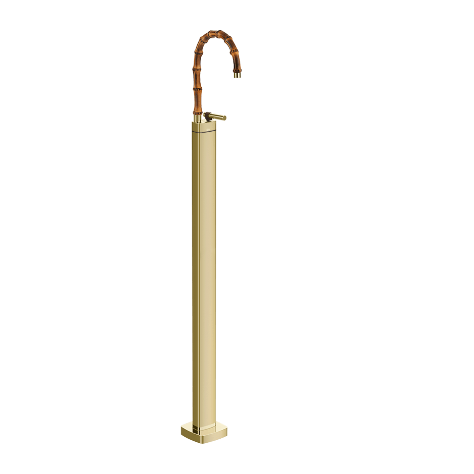 Gessi Washbasin Mixer 77095 in Brass Pvd