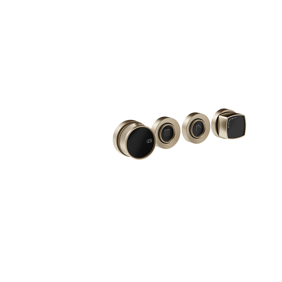Gessi Shower Mixer 77134 in Finox Brushed Nickel