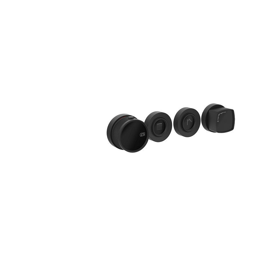 Gessi Shower Mixer 77134 in Matte Black