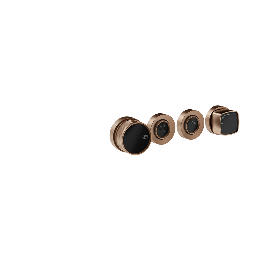 Gessi Shower Mixer 77134 in Copper Brushed Pvd