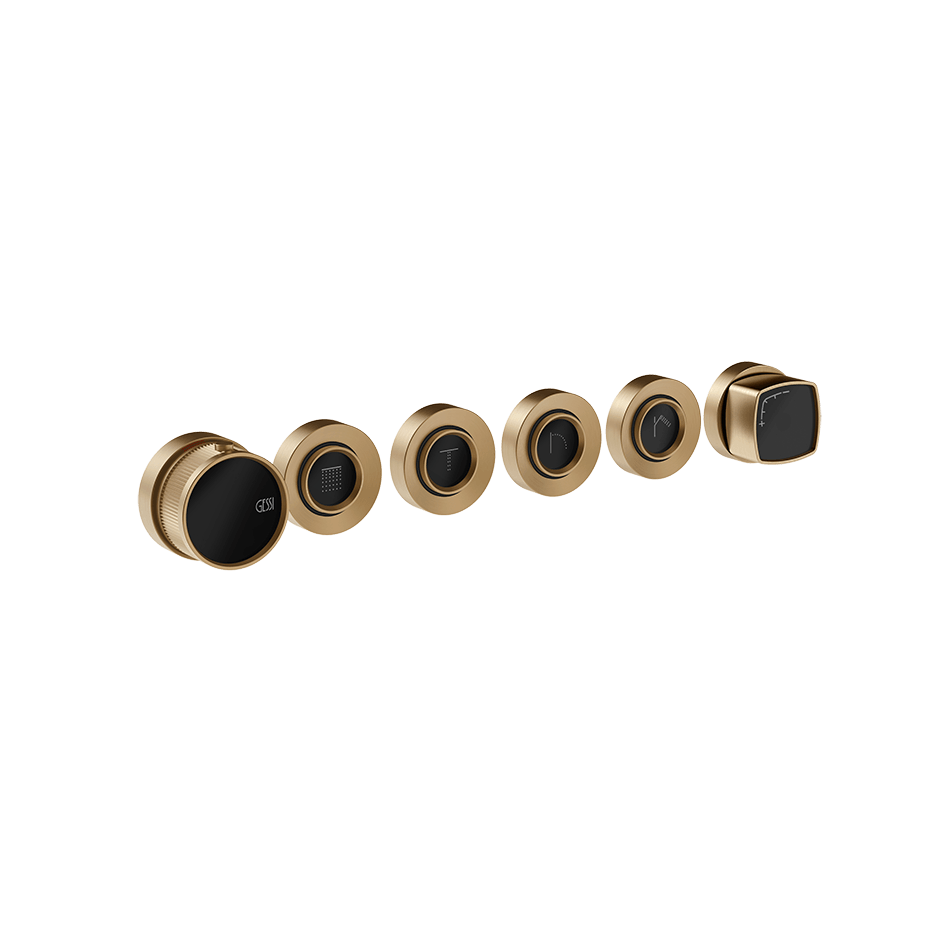 Gessi Shower Mixer 77138 in Warm Bronze Br. Pvd