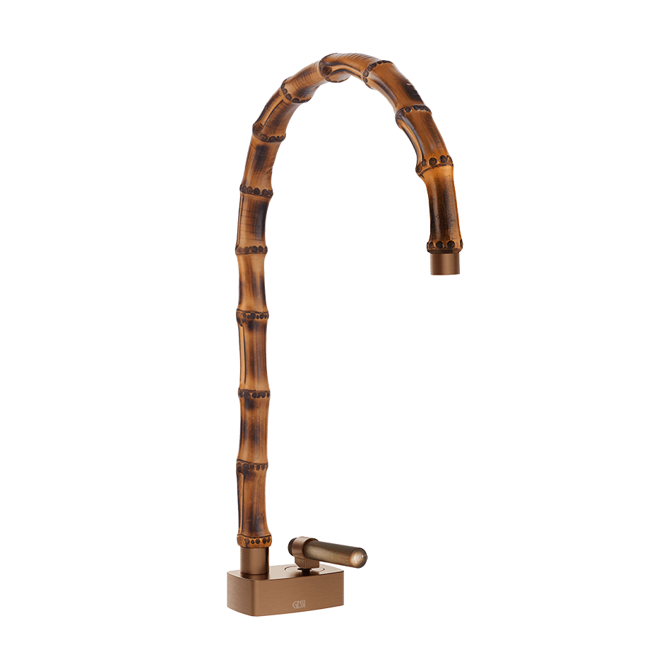Gessi Washbasin Mixer 77203 in Copper Brushed Pvd