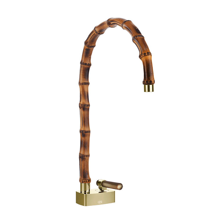 Gessi Washbasin Mixer 77203 in Brass Pvd