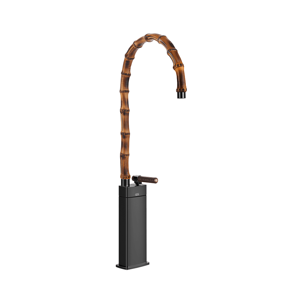 Gessi Washbasin Mixer 77209 in Black Metal Pvd