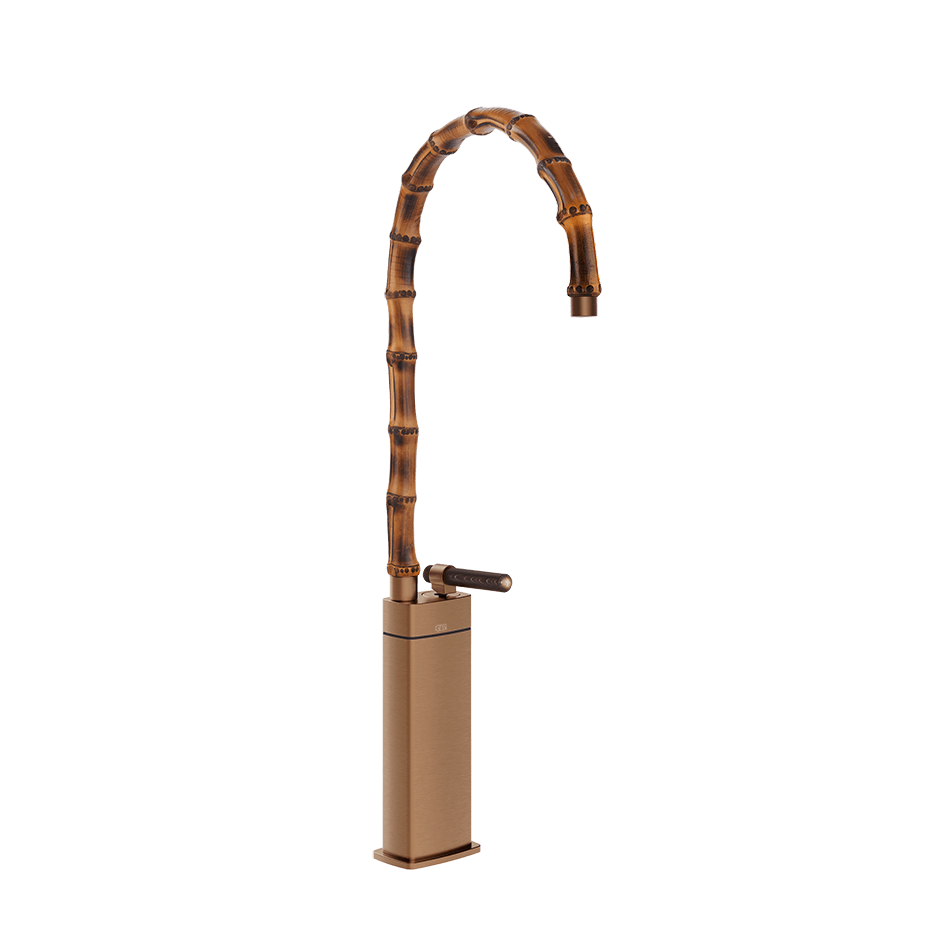 Gessi Washbasin Mixer 77209 in Copper Brushed Pvd