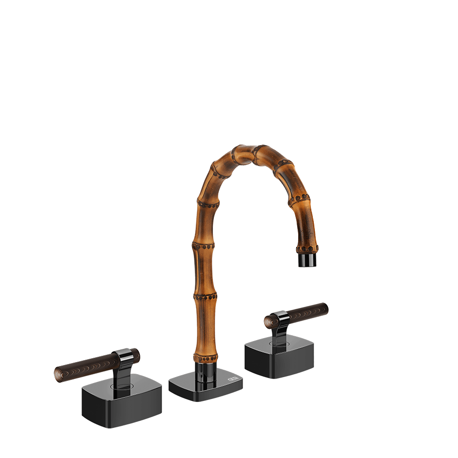 Gessi Washbasin Group 77211 in Black Metal Pvd