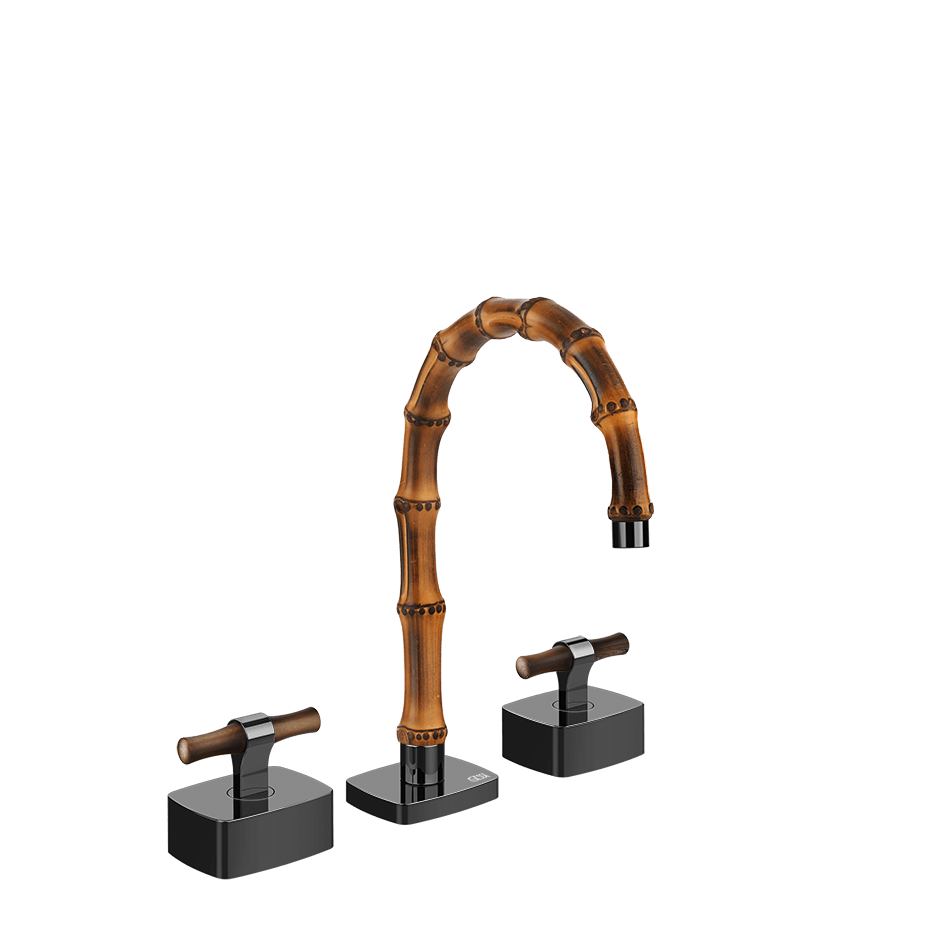 Gessi Washbasin Group 77213 in Black Metal Pvd